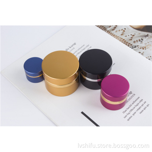 Customized Columnar Plastic Empty Face Cream Jar